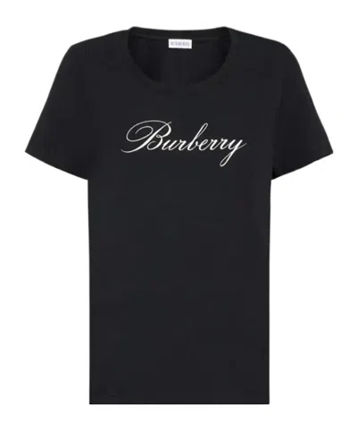 Burberry Short-sleeve T-shirt In Black