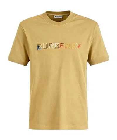 Burberry Short-sleeved T-shirt In Orange