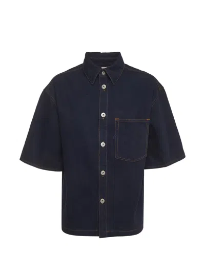 Pre-owned Burberry Short-sleeves Shirt In Blue