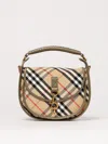 Burberry Beige B Clip Small Messenger Bag In Sand