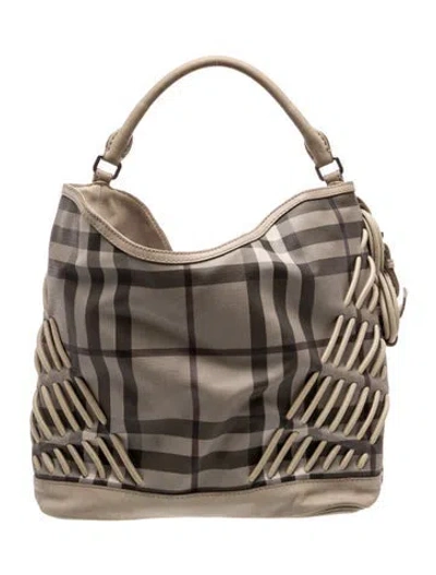 Pre-owned Burberry Shoulder Bag In Neutral