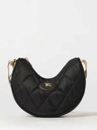 Burberry Shoulder Bag Woman Color Black In Pattern