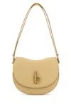 Burberry Women Beige Leather Small Rocking Horse Shoulder Bag In Beige O Tan
