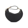 Burberry Knight Arc Mini Leather Shoulder Bag In Black