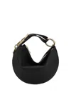 Burberry Knight Arc Mini Leather Shoulder Bag In Black