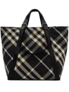 Burberry Festival Checked Tote Bag In Multi