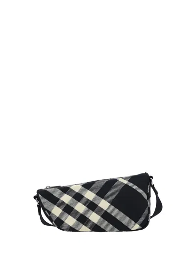 Burberry Black And White Shoulder Bag