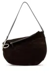 Burberry Small Knight Leather Shoulder Bag In Brown