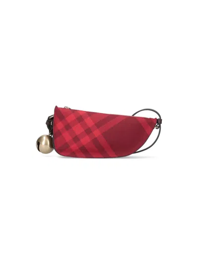 Burberry Shoulder Bags In Red