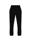 Burberry Sid Check-trim Track Pants In Black
