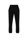 Burberry Sid Check-trim Track Pants In Black