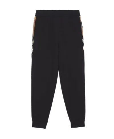 BURBERRY BURBERRY CHECK PATTERNED TRACK PANTS