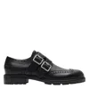 Burberry Leather Soho Monk Shoes