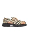 Burberry Signature Check Lace-up Shoes In Multicolor