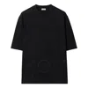 Burberry Signature Knight Motif Short-sleeved T Shirt In Black