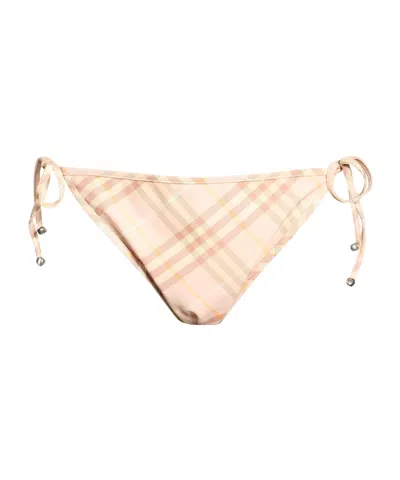 Burberry Signature Print Bikinis In Nude