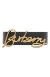 Burberry Reversible Leather Signature Belt