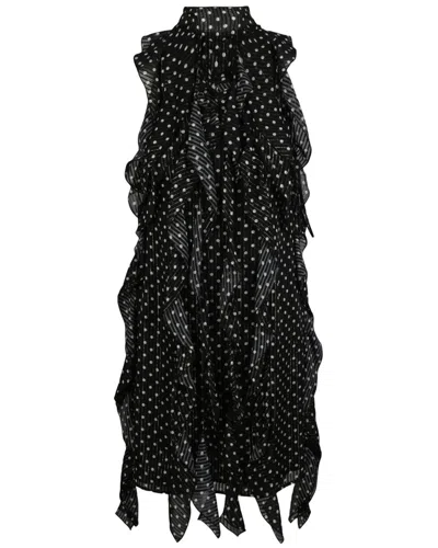 BURBERRY BURBERRY SILK-BLEND DRESS