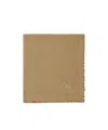 Burberry Wide Check Wool Silk Scarf