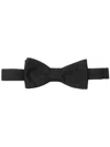 Burberry Silk Bow Tie In Black