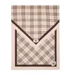 Burberry Silk Check Knight Motif Scarf In Multi