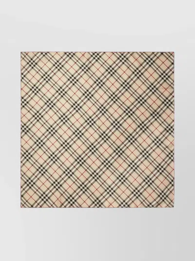 Burberry Silk Check Scarf Nova Pattern Square