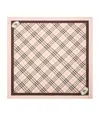 Burberry Silk Check Scarf In Pink