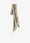 Burberry Rectangular Check Pattern Mens Scarf Accessory In Multi