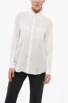 Burberry Silk Ivanna Shirt With Logo Print