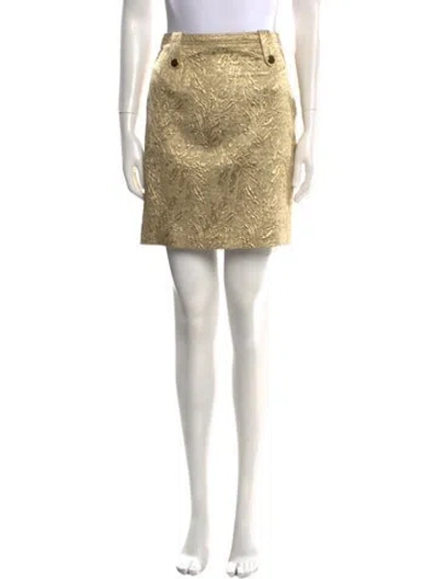 Pre-owned Burberry Silk Mini Skirt