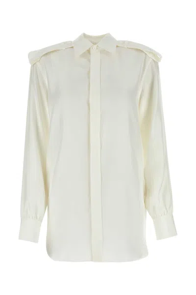 BURBERRY BURBERRY SILK OVERSIZED SHIRT
