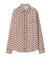 Burberry Silk Postbox Shirt In Neutrals