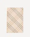 Burberry Rectangular Silk Scarf With Iconic Check Pattern