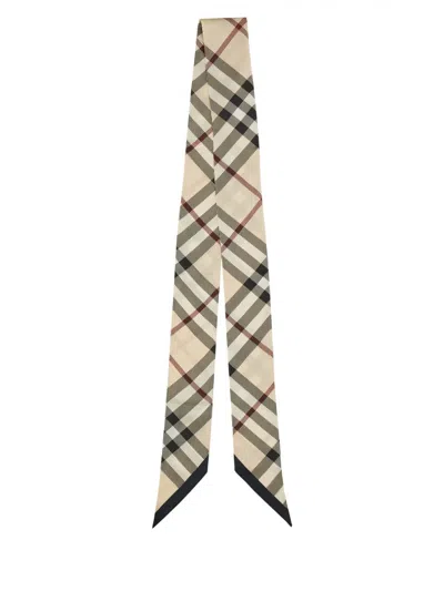 BURBERRY BURBERRY SILK SCARF