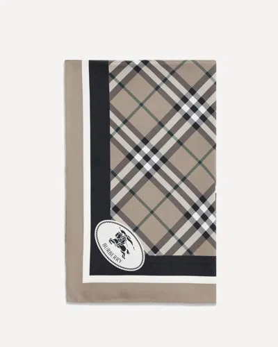 BURBERRY SILK SCARF