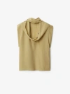 Burberry Silk Scarf Top In Hemlock