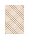 Burberry Rectangular Silk Scarf With Iconic Check Pattern