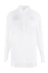 Burberry Women's Silk Shirt In White