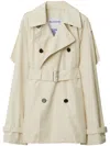 Burberry Short Silk Trench Coat