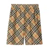 Burberry Men Check Print Bermuda Swimsuit
