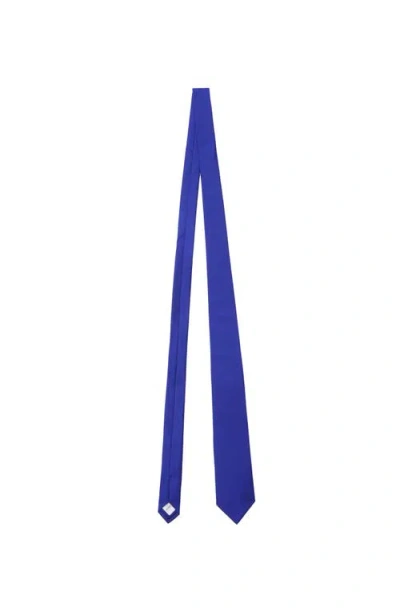 Burberry Silk Tie In Knight