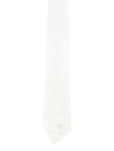 Pre-owned Burberry Silk Tie W/tags In Neutral