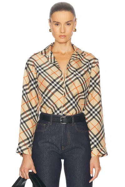 BURBERRY SILK TOP
