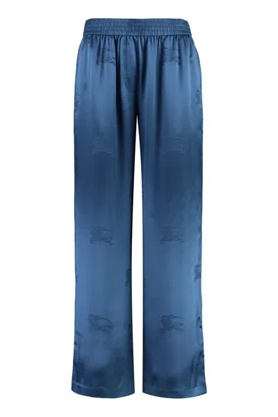 BURBERRY SILK TROUSERS