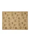 Burberry Silk-wool London Landmarks Scarf In Brown