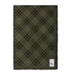 Burberry Silk-wool Wide Check Scarf