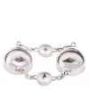 Burberry Silver Hollow Link Ring In Silver
