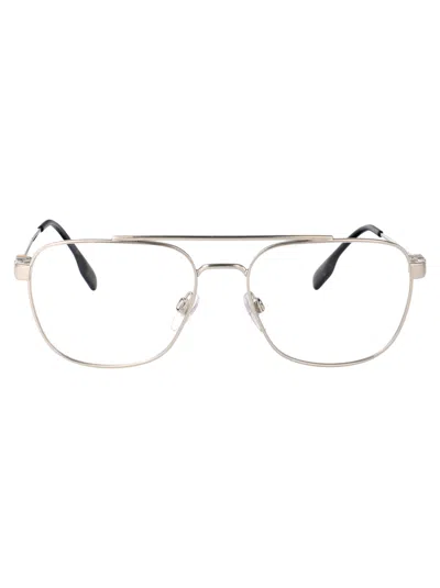 BURBERRY BURBERRY SILVER METAL GLASSES