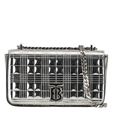 Pre-owned Burberry Silver Shoulder Bag ()