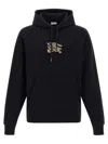 Burberry Hoodie With Front Pocket And Ribbed Cuffs In Black